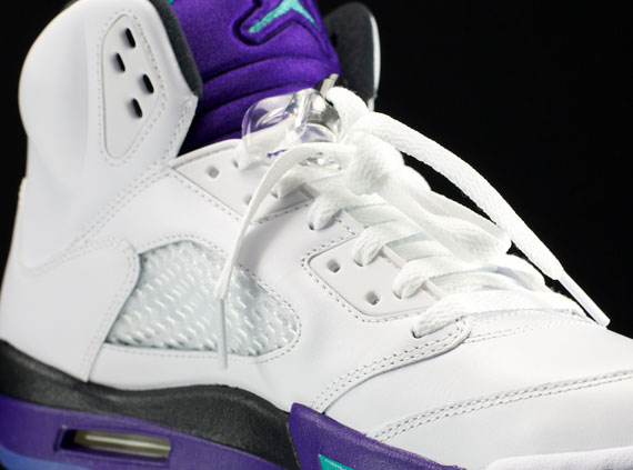 Air Jordan V “Grape” – Detailed Images