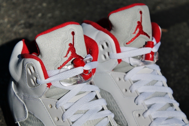 Air Jordan V White Fire Red Black Arriving At Retailers 5