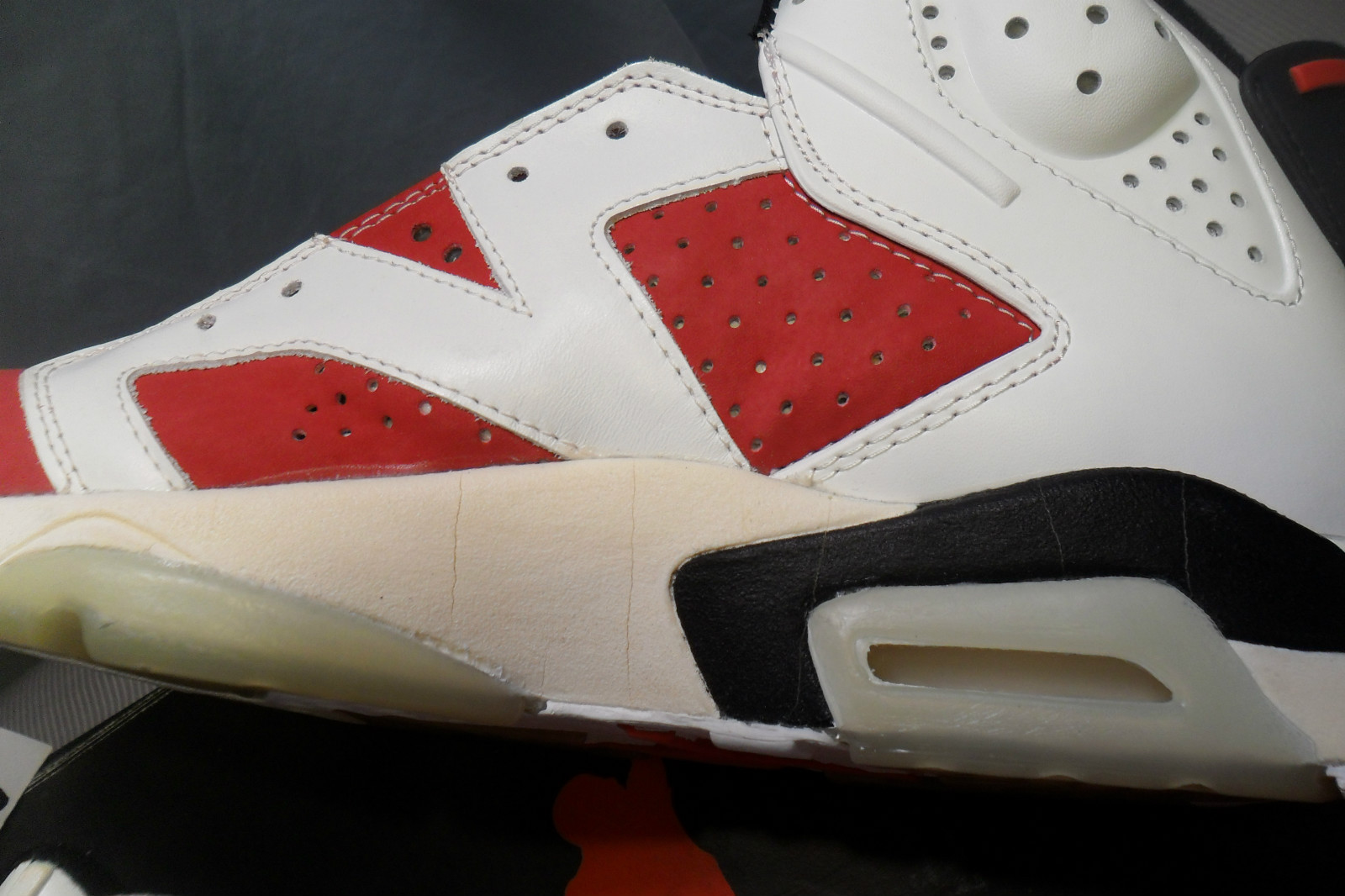 Air Jordan Vi Carmine 1991 Og On Ebay 04