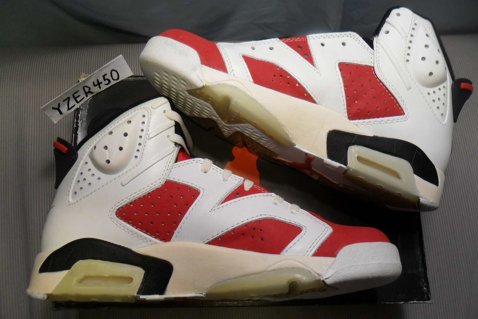 Air Jordan Vi Carmine 1991 Og On Ebay 07