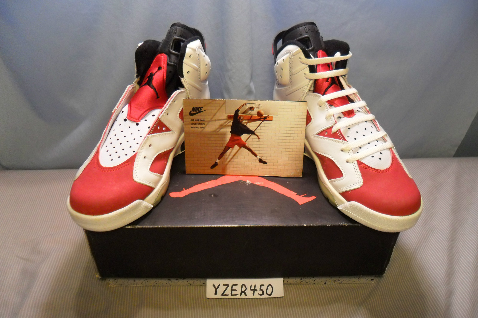 Air Jordan Vi Carmine 1991 Og On Ebay 08