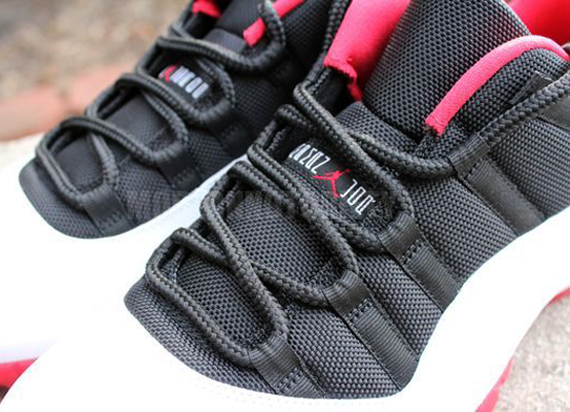 Air Jordan Xi Low White Black Varsity Red