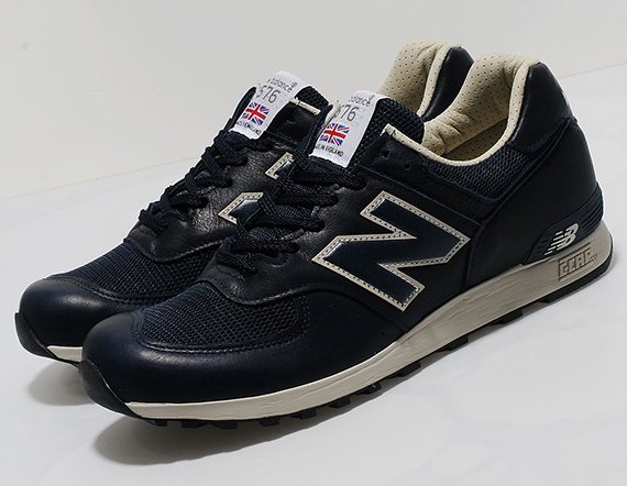 New Balance 576 Navy Leather Pack 1