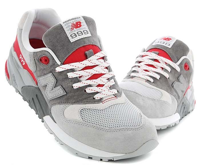 New Balance 999 Grey Red 07