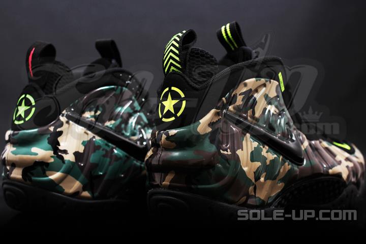 Nike Air Foamposite One Army Camo Sample Comparison 5