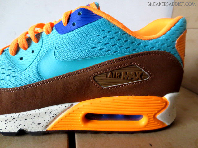 Nike Air Max 90 Em Blue Orange Brown 02