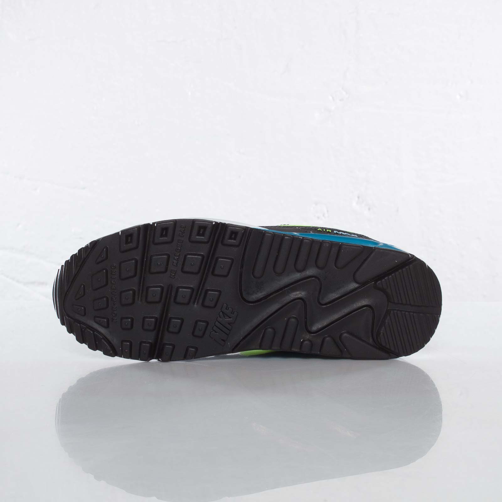 Nike Air Max 90 Gs Black Volt White Neo Turquoise 6