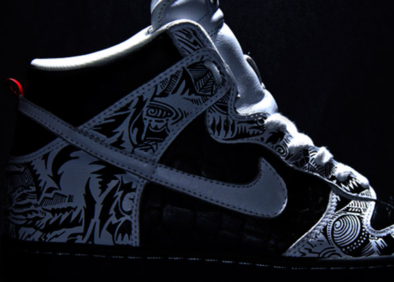 Nike Dunk High "Freegums" Customs by ROM