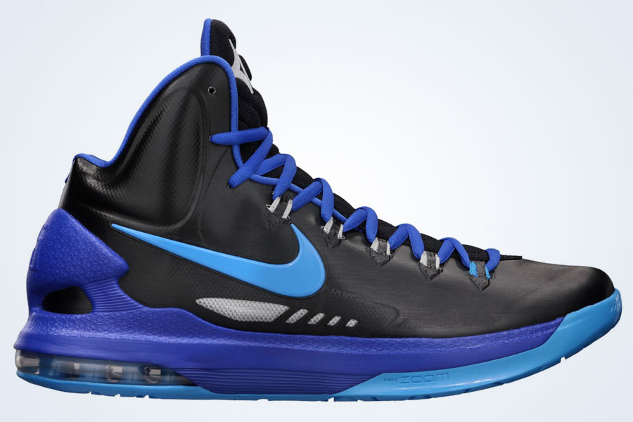 Nike Kd V Black Blue Glow Game Royal Strata Grey 1