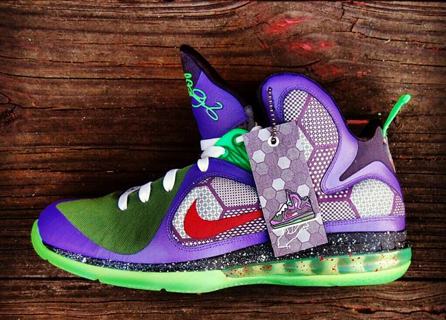 Nike Lebron 9 Jokerman Custsom Gourmet Kickz 01