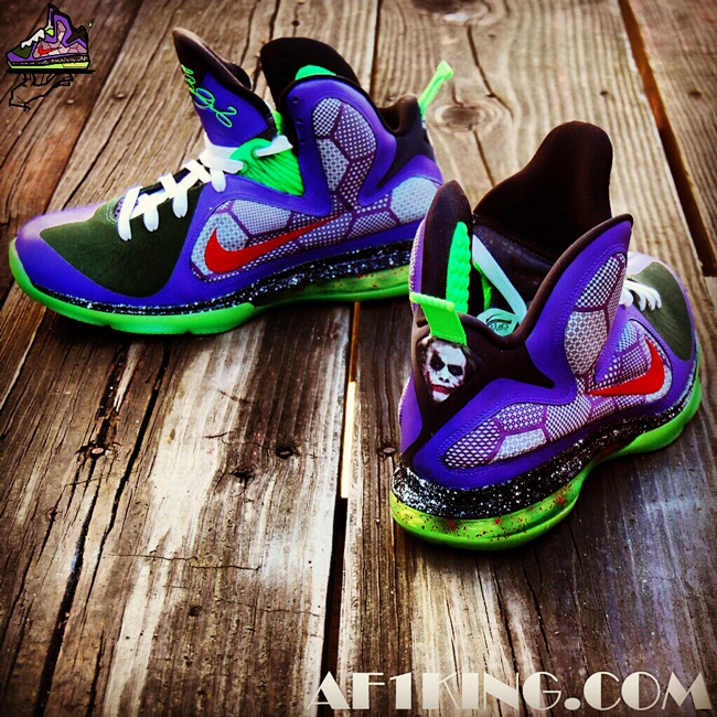 Nike Lebron 9 Jokerman Custsom Gourmet Kickz 03