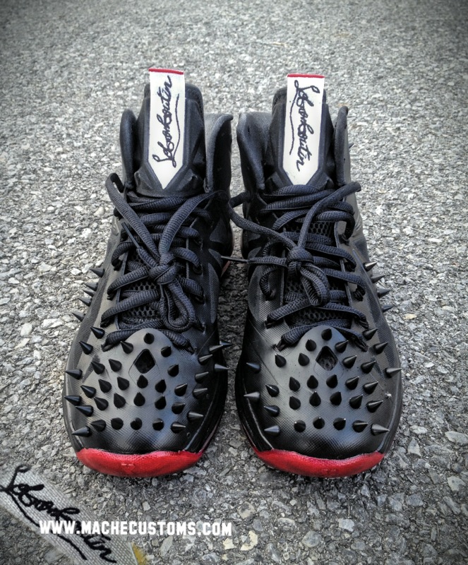 Nike Lebron X Lebronboutin Customs Mache 01