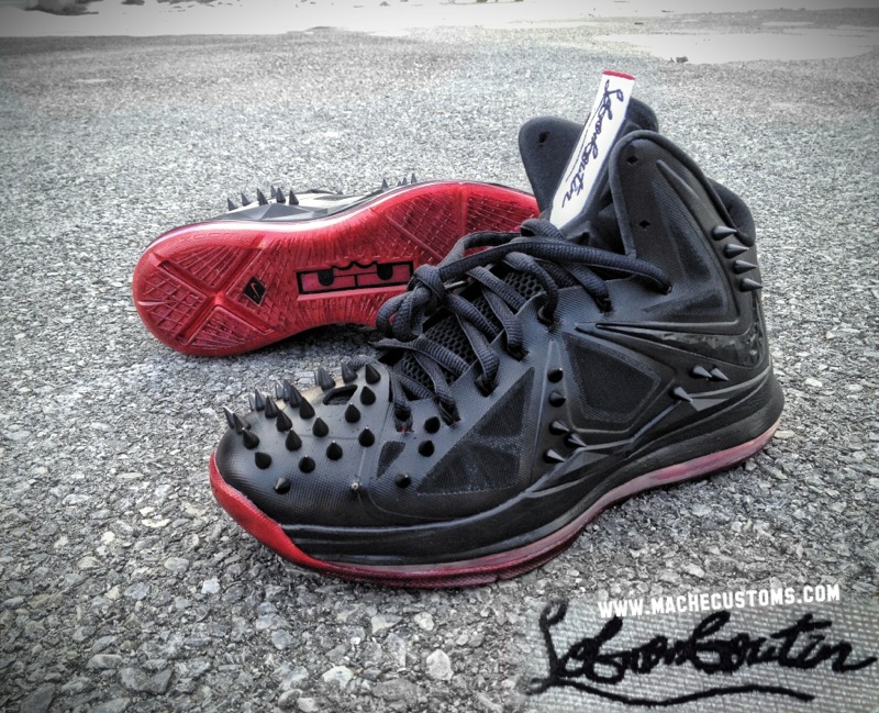 Nike Lebron X Lebronboutin Customs Mache 03