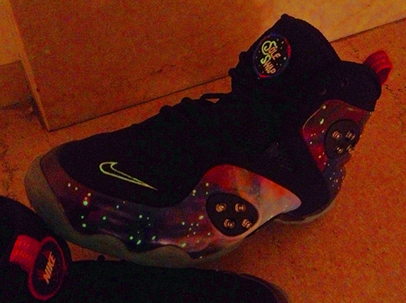 Nike Zoom Rookie "Galaxy" - Light-Up Glow in the Dark Customs by Sole Swap