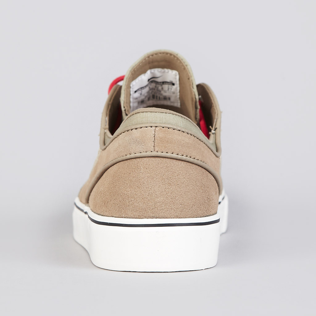 Nike Zoom Stefan Janoski Khaki Hyper Red 4