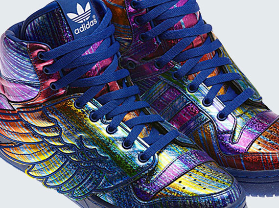 "Rainbow Hologram" Jeremy Scott x adidas Originals JS Wings