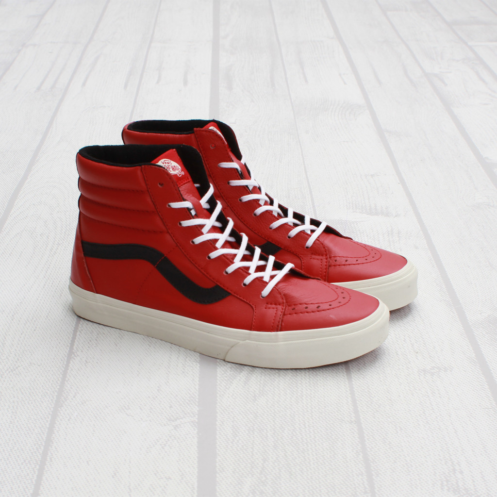 Vans California Sk8 Hi Reissue Leather Chili Pepper 2