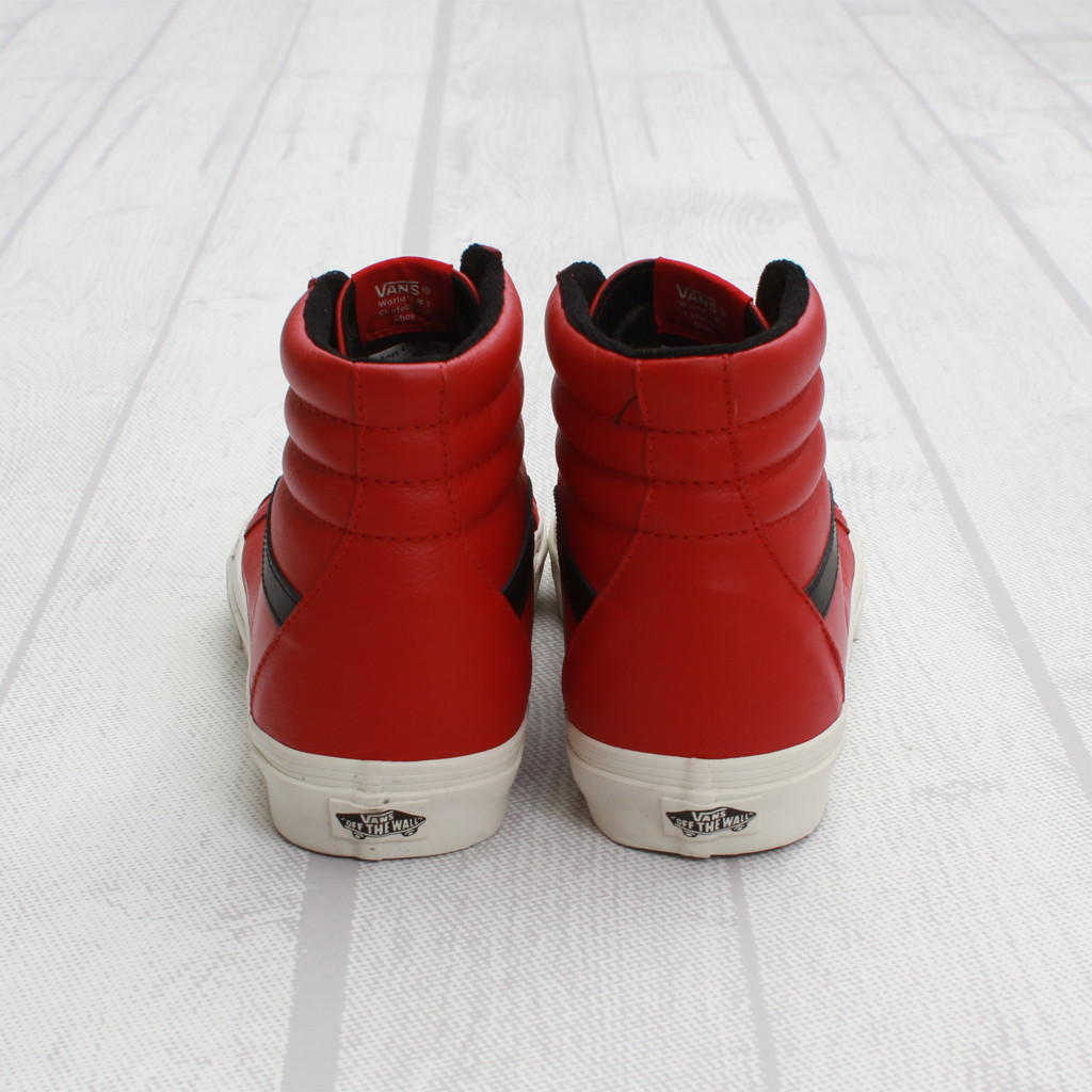 Vans California Sk8 Hi Reissue Leather Chili Pepper 5