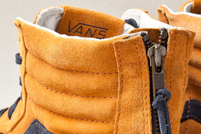 Vans Vault Sk8 Hi Lx Zip Gold 4
