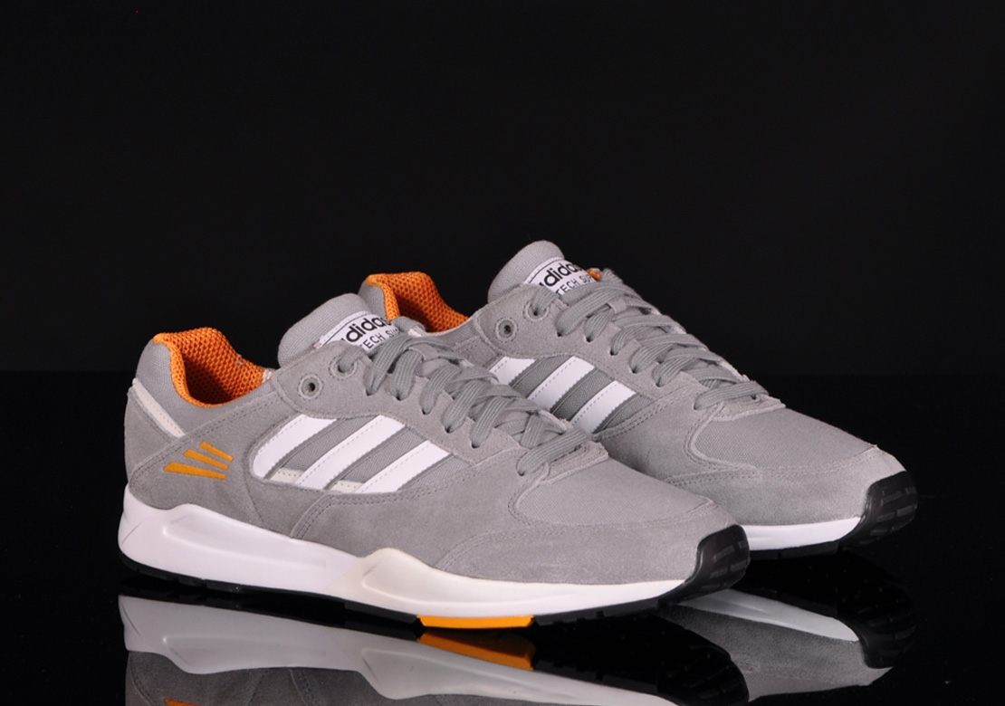 Adidas Originals Tech Super Grey Rock Joy Orange 3