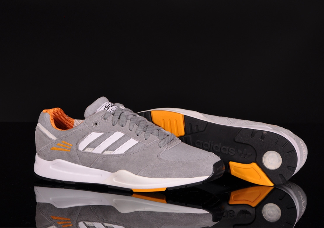 Adidas Originals Tech Super Grey Rock Joy Orange 5