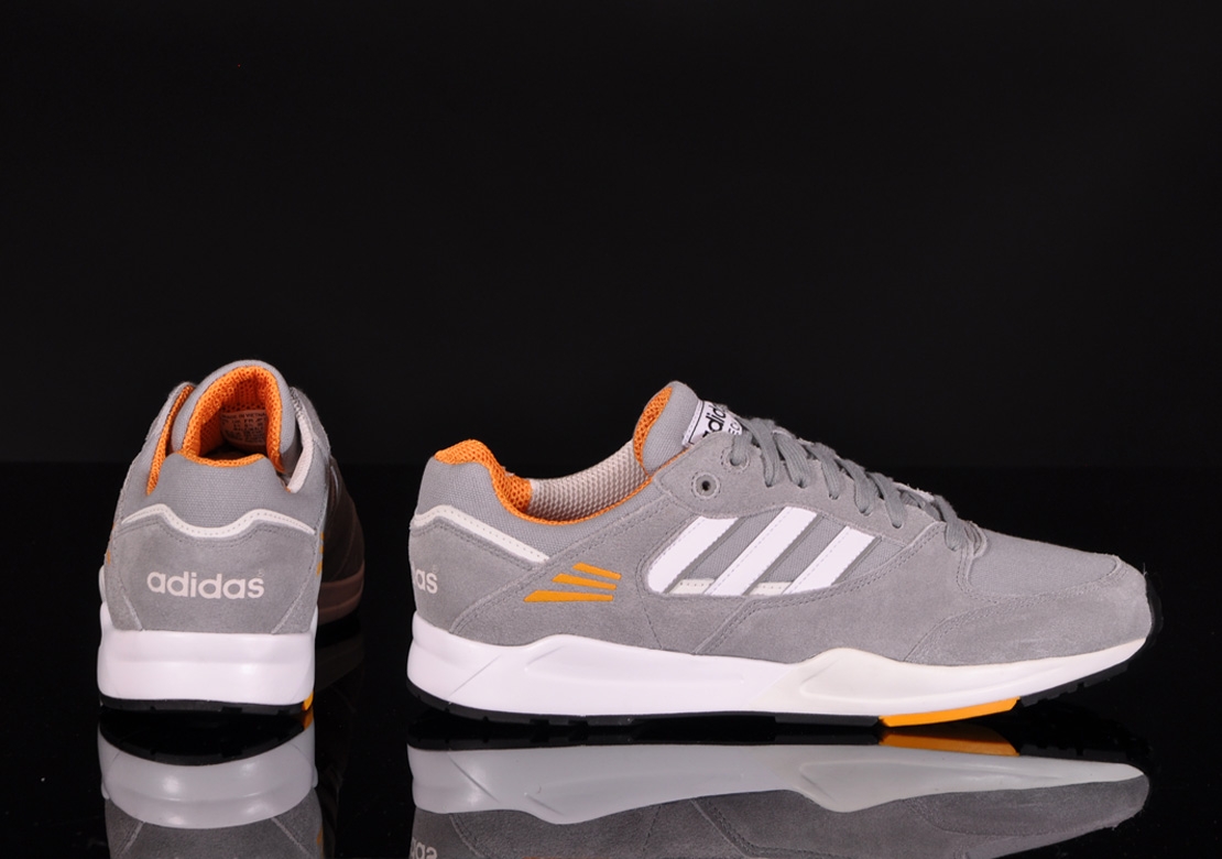 Adidas Originals Tech Super Grey Rock Joy Orange R