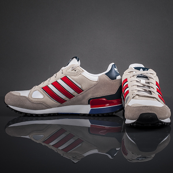 Adidas Originals Zx 750 Running White Vivid Red 2