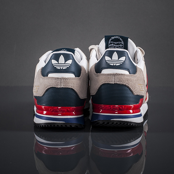 Adidas Originals Zx 750 Running White Vivid Red 3
