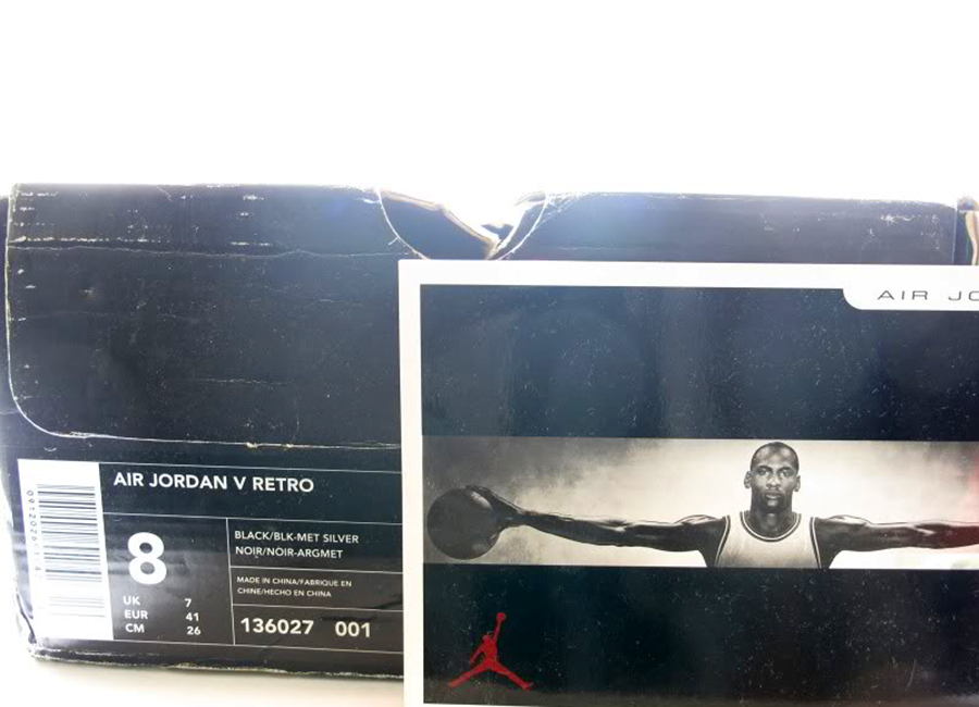 Air Jordan V Black Metallic 2000 Nike Air 6