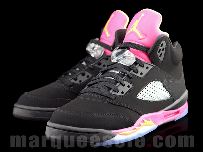 Air Jordan V Gs Bright Citrus Fusion Pink 3