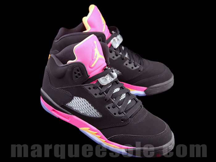 Air Jordan V Gs Bright Citrus Fusion Pink 4