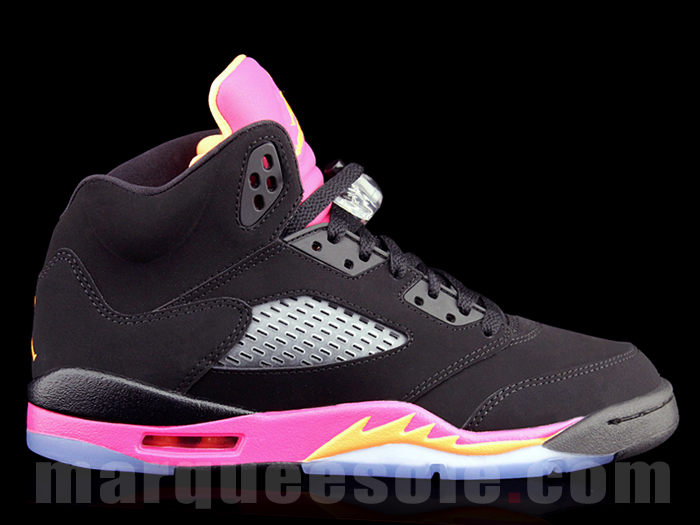 Air Jordan V Gs Bright Citrus Fusion Pink 5