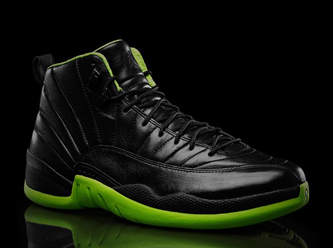 Air Jordan Xii Black Neon Green Collection