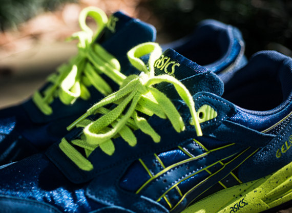 Asics Gel Saga - Navy - Lime Green