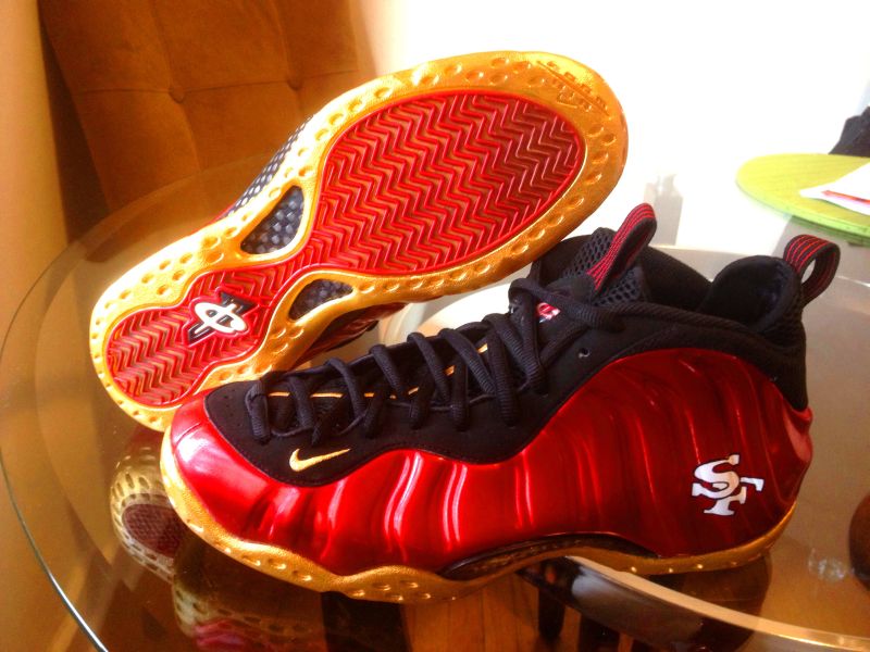 Nike Air Foamposite One Ravens 49ers Customs 02