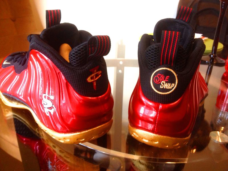 Nike Air Foamposite One Ravens 49ers Customs 03
