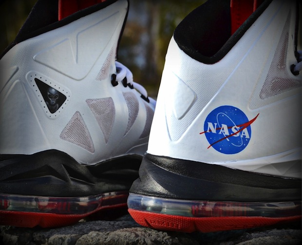 Nike Lebron X Houston We Have Liftoff Customs By Freaker Sneaks 04