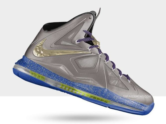 Nike Lebron X Id Metallic Options Available 01