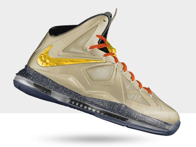 Nike Lebron X Id Metallic Options Available 02