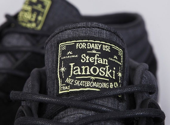 Nike Zoom Stefan Janoski Mid - Black - Electric Yellow