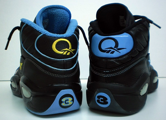 Reebok Question Allen Iverson Autographed Game Worn Nuggets Pe 5