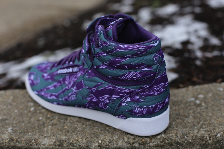 Reebok Womens Freestyle Hi Int R12 Tiger Camo 2