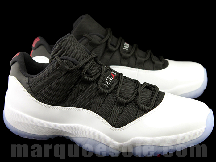 Air Jordan 11 Low White Black Red 2013 002