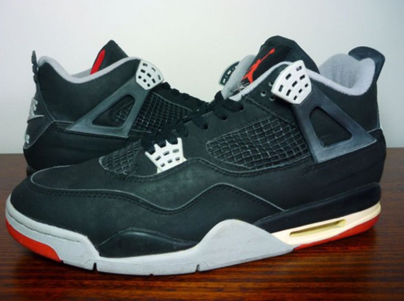 Air Jordan Iv Vntg Black Red