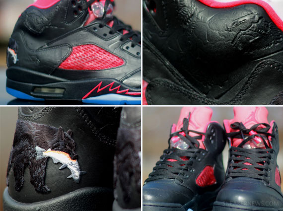 Air Jordan V Winnie Customs