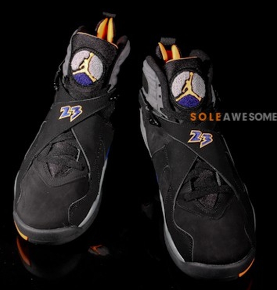 Air Jordan Viii Black Bright Citrus Cool Grey Deep Royal Blue 08