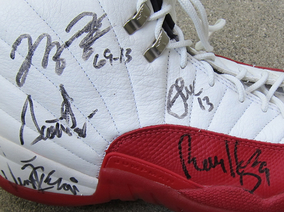 Air Jordan XII - Chicago Bulls '96-'97 Team Autographed Pair on eBay