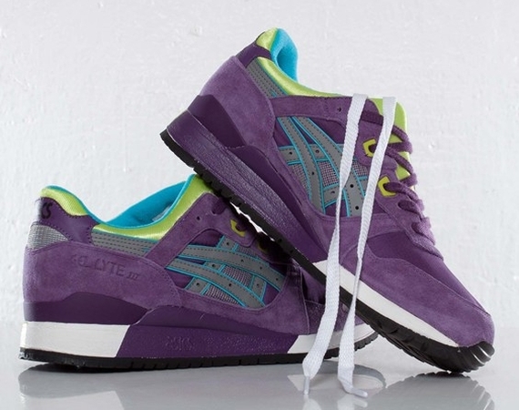 Asics Gel Lyte Iii Purple Blue Neon 01