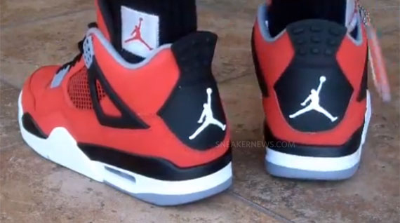 Fire Red Air Jordan Iv Retro 07