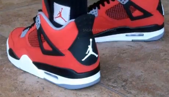 Fire Red Air Jordan Iv Retro 08